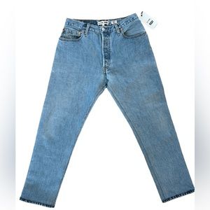 Redone/Levi’s Indigo Crop Jeans
